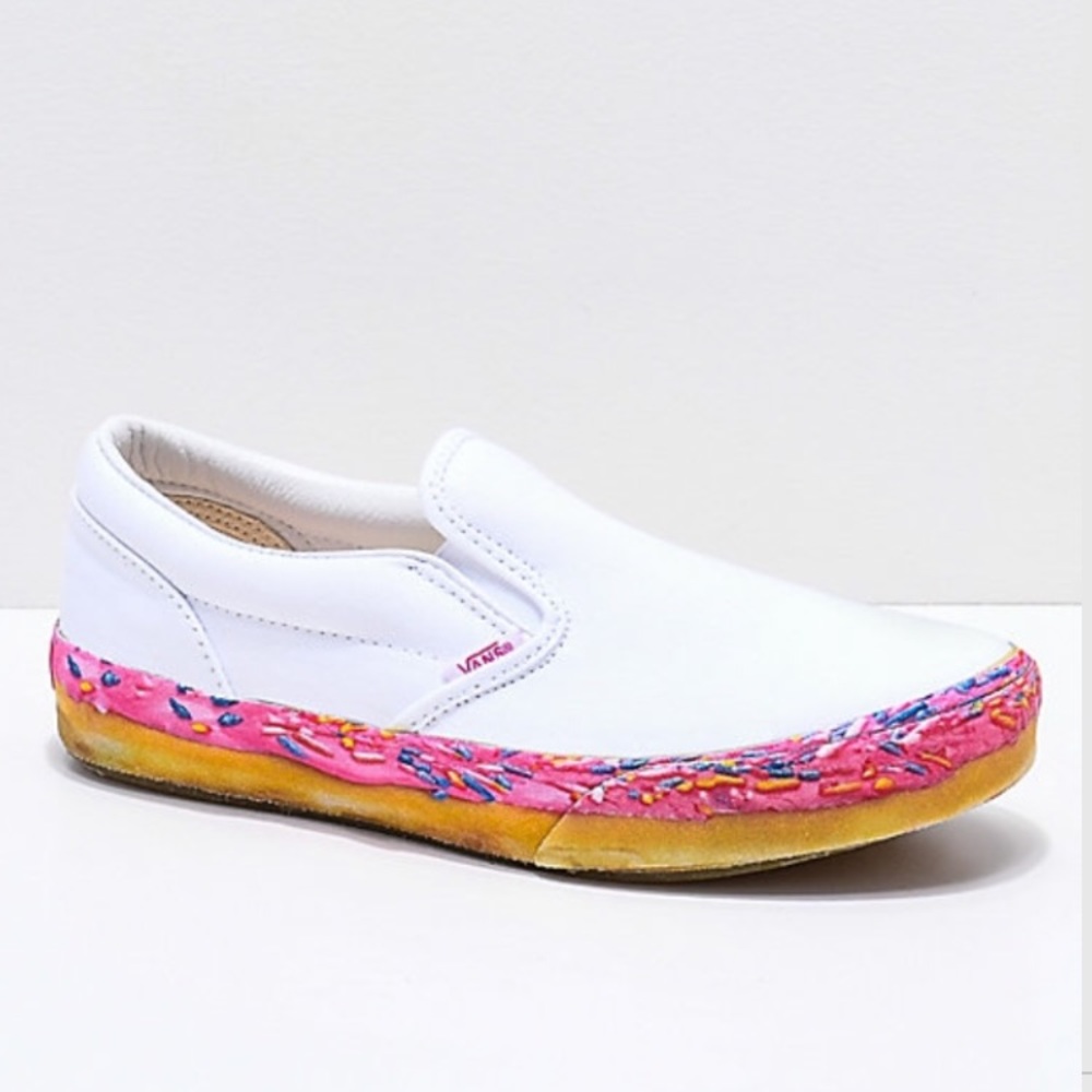 NWT Girls 2.5, Vans Donut Shoes - Picture 4 of 8